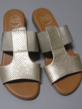 Andre Assous Norah Slide Sandals Like New Size 10